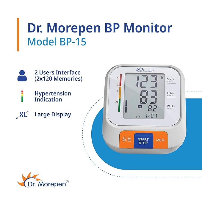 DR. MOREPEN EMZMOREPEN-BP15 Blood Pressure Monitor (White)