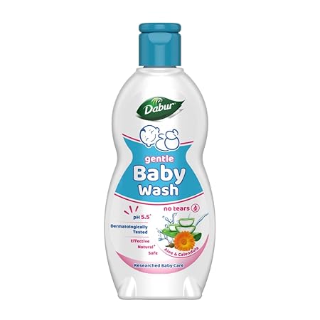 Dabur Baby Body Wash Tear Free |Contains Aloevera & Calendula | No Parabens & Phthalates  (200 ml)